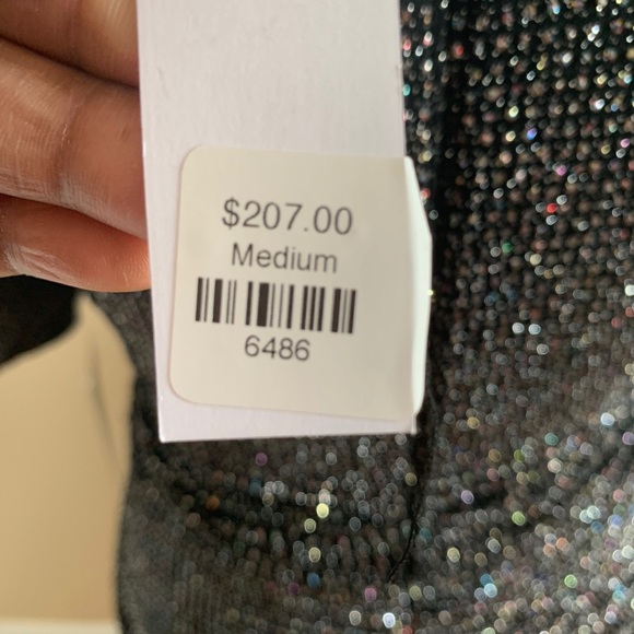 For Love & Lemons Margaux Glitter Mini Dress - Picture 7 of 8